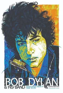 Póster de concierto de música reimpreso de Bob Dylan 13"" x 19 - Imagen 1 de 2