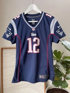 Womens NIKE New England Patriots Tom Brady #12 Jersey Shirt On Field Size Small - Picture 1 of 3