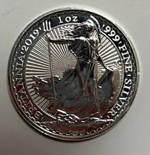 2019 Great Britain 1 oz Silver Britannia £2 Coin BU Queen Elizabeth