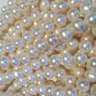 Good luster Natural White freshwater 10-11mm Round pearl necklace 45cm  0130