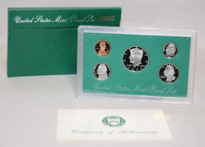 Juego de prueba 1995 Estados Unidos como nuevo - 5 monedas - embalaje original + certificado de autenticidad Foto 1 de 4