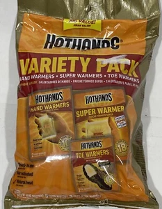 Hot Hands Variety Pack 10 Pr. Hand 10 Body & 6 Pr. Zehenwärmer EXP 2027 - Bild 1 von 7