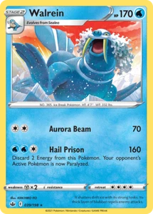 4x Walrein 039/198 - Chilling Reign - Pokémon JCC - No Holo Casi Nuevo - Imagen 1 de 1