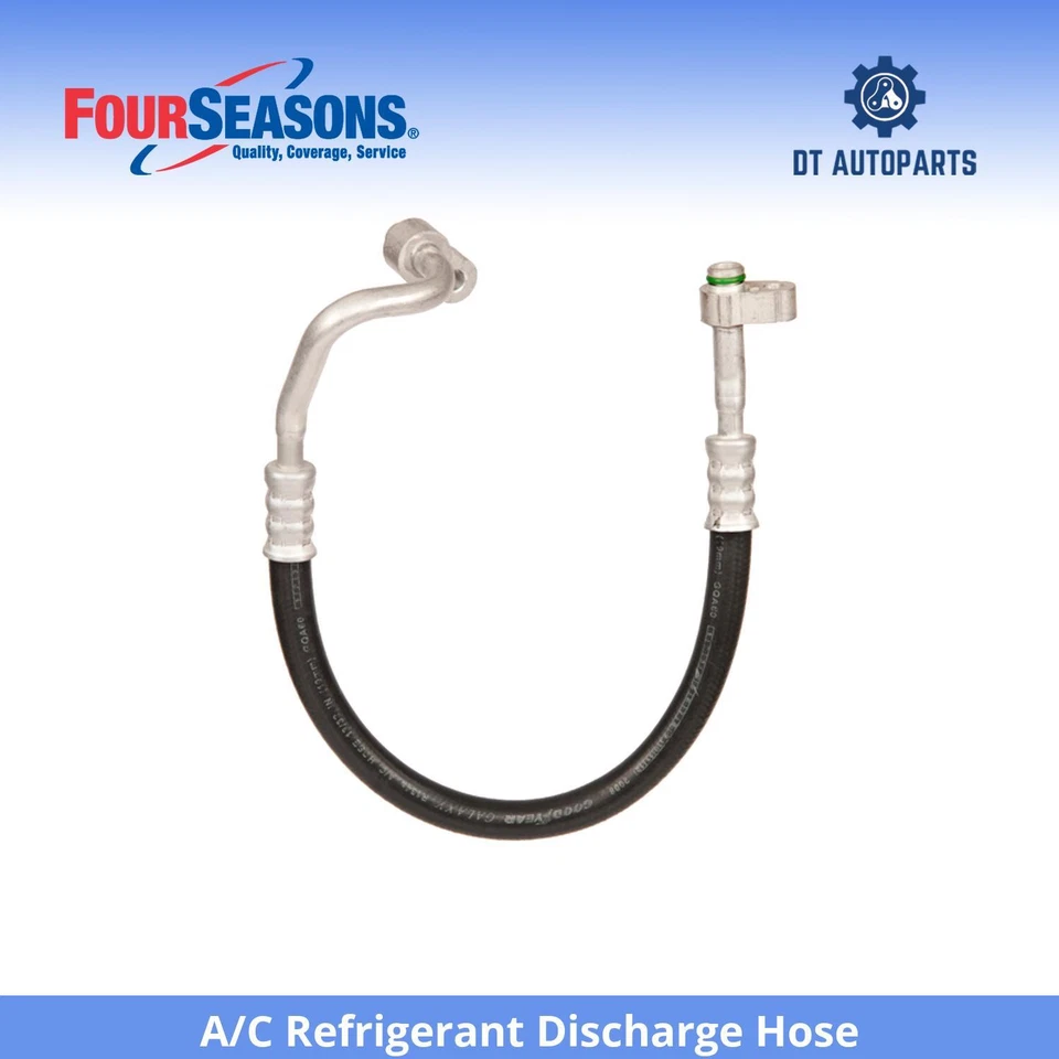 Manguera de descarga de refrigerante aire acondicionado Chrysler Sebring 2001-2002 4 estaciones Foto 1 de 4