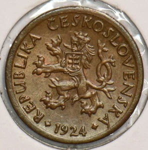 Czechoslovakia 1924 10 Haleru 299206 combine shipping - Picture 1 of 2