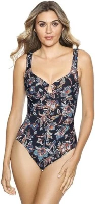 Traje de baño Miraclesuit X1116 escocés floral encantador control abdominal una pieza talla 8 Foto 1 de 3