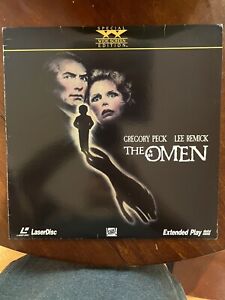 The Omen (1976) Laserdisc Gregory Peck, Lee Remick, the original classic on LD