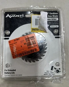 Avanti 3-3/8 in. x 24-Teeth Finish Cordless Carbide Saw Blade 15mm Arbor - Picture 1 of 2
