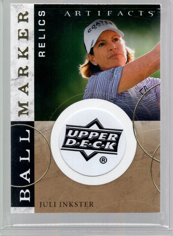 2021 Artifacts Ball Markers Relic #BMJI Juli Inkster - Image 1 of 2