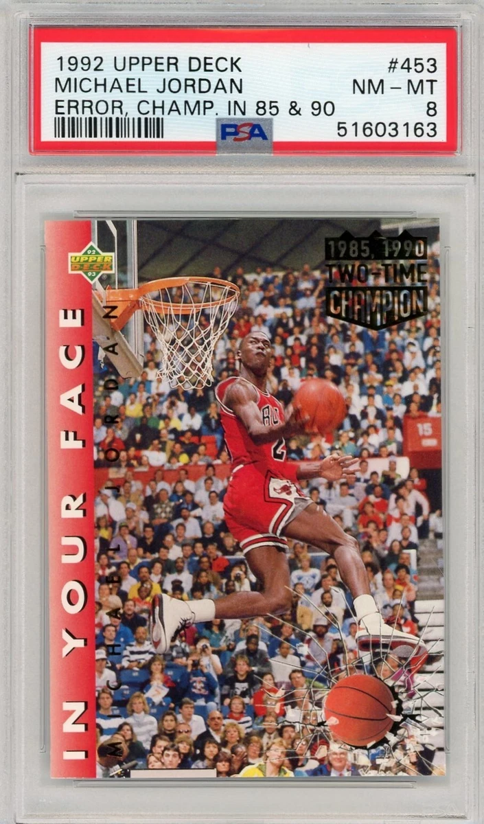 Michael Jordan Basketball 1992-93 Season Sports Trading Card