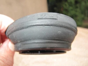55mm Weitwinkel Gummi Objektiv Gegenlichtblende Schraube Passform Einziehbar  - Bild 1 von 4