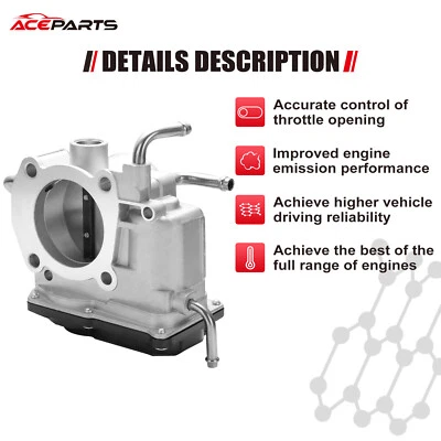 For 2007 2008 2009 2010 Toyota Camry 2.4L L4 4 pipes Throttle Body S20097 - Image 1 of 4