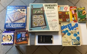 Lot Of 10 Travel Games - Scrabble - Hi -Q - Othello- Tangoes - See Pictures - Picture 1 of 23