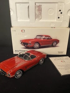 AutoArt Limited Edition 1962 Corvette in Roman Red - Picture 1 of 9