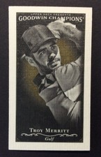 2016 Upper Deck Goodwin Champions Mini Black & White Canvas #125 Troy Merritt 