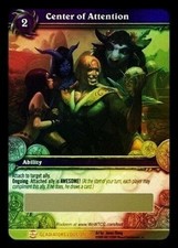 Center of Attention WOW TCG Loot Card - Epic Purple Shirt
