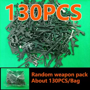 Military Weapon Pack Gun Pistol Rifle Mortar Motorcycle Building Blocks Set Lot - Picture 1 of 6