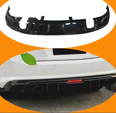 For Chevrolet Malibu 2016-2018 Gloss Black Rear Bumper Lip Diffuser Bodykit 1PCS - Imagem 1 de 4