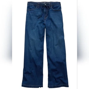 Jean corto nuevo con etiquetas AE Dreamy Drape Strigid tiro bajo pierna ultra ancha talla 4 - Imagen 1 de 10