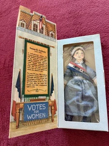 Vintage Hallmark 6" Susan B. Anthony Stoffpuppe, berühmte Amerikaner Serie 1979 - Bild 1 von 8