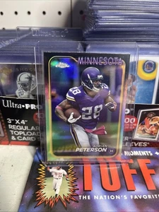 2024 Topps Chrome ADRIAN PETERSON Silver Refractor VIKINGS - Bild 1 von 3