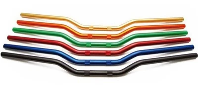 Accossato Manubrio Stradale in lega di alluminio HB169 piega media* Rosso - Immagine 1 di 2