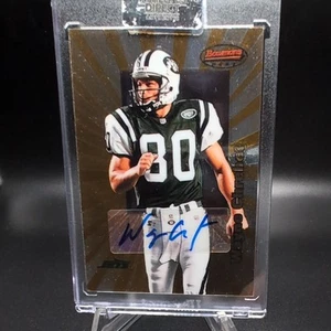 1998 Bowman's Best Football #9 Wayne Chrebet Refractor Autograph New York Jets - Picture 1 of 2