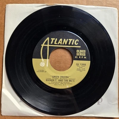 BOOKER T. AND THE MG's Green Onions/Chinese Checkers 45 7" Record Vinyl Records - Image 1 of 2