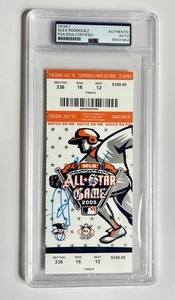 Alex Rodriguez Signed 2005 MLB All Star Game Ticket Stub Autographed PSA/DNA - Picture 1 of 3