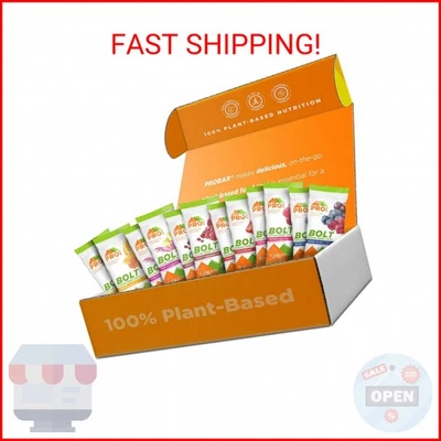 PROBAR - Masticables energéticos orgánicos con perno, paquete de variedad, fresa, explosión de bayas, naranja Foto 1 de 2