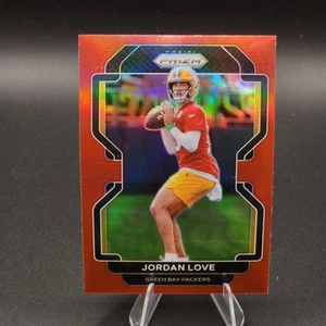 JORDAN LOVE - 2021 Panini Prizm Red Retail Prizm #101 SSP Packers - Picture 1 of 13