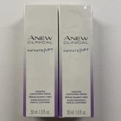 Lot of 2 Avon Anew Clinical Infinite Lift Targeted Contouring Serum 30ml 1.0 oz - Image 1 of 4