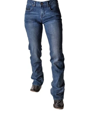 Cowgirl Tuff Western Jeans Womens Blues 24 Reg Dark Wash JDBBLZ - Image 1 of 4