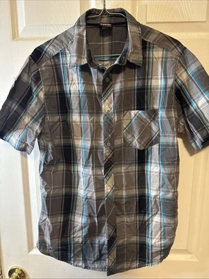 Camisa de manga corta con botones a cuadros Tony Hawk para hombre M’s Foto 1 de 3