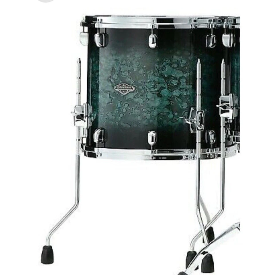 Tama Starclassic Performer Floor Tom 18x16 Molten Steel Blue Burst - Image 1 of 1