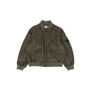 (Kids) C.P. Company Padding Jumper Khaki - 24FW - Picture 1 of 1