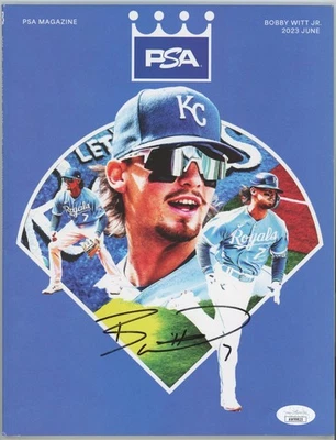 Bobby Witt Jr Auto PSA Magazine June 2023 Autographed Signed JSA COA KC Royals - Image 1 of 2