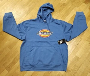 NWT Dickies Men's Big & Tall Tricolor Logo Knit Fleece Hoodie. Sz 2XLT - Picture 1 of 7