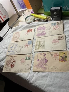 1959-JAPAN-lot Of SIX (-6-)-FIRST DAY COVERS-#9 - Picture 1 of 7