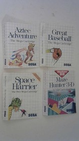 8 genuine replacement labels for Sega Master System boxes