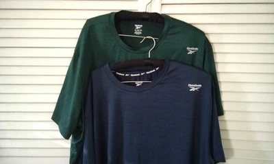 Camisetas deportivas Reebok Active para hombre - Lote de 2 - Talla XL - NUEVAS SIN ETIQUETAS Foto 1 de 4