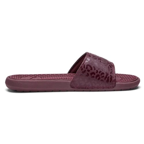 Sandali casual Puma Cool Cat opachi leopardati logo slide donna viola 38589202