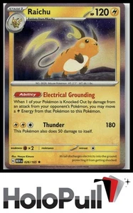 Pokemon SV: Escarlata y Violeta 151 Raichu #026/165 Raro - Imagen 1 de 2