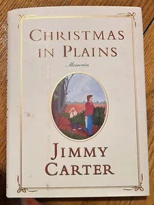 Jimmy Carter Christmas In Plains Signed Copy HC DJ First Ed 1st print - Picture 1 of 4