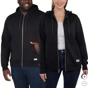 Kirkland Signature Unisex Full Zip Jacket, Black, Men's XL/Ladies' XXL - Picture 1 of 5
