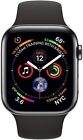 Apple Watch Series 4 44mm (Cellular) Black Stainless Steel Black Band -Very Good