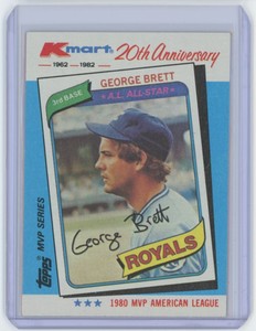 1982 Topps Kmart 20th Anniversary George Brett Kansas City Royals #38