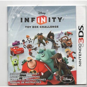 Disney Infinity Toy Box Challenge Nintendo 3DS MANUAL ONLY Authentic NO TRACKING - Picture 1 of 1