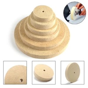 75-250 mm Wollfilz Polierscheibe Schleifen Schleifpad Rotationswerkzeug für Schleifer - Bild 1 von 13