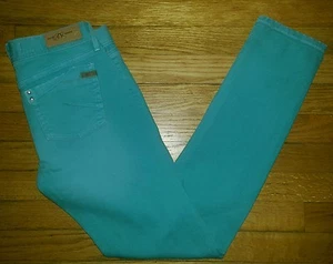 Jeans Divine Rights of Denim ajustados desgastados verdes talla 27 29x29 p2637 - Imagen 1 de 12
